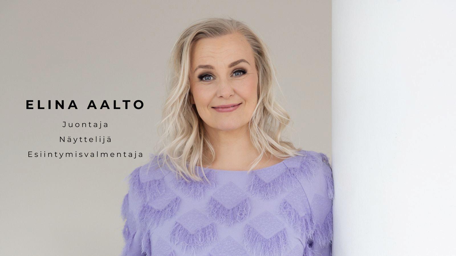 Elina Aalto juontajana